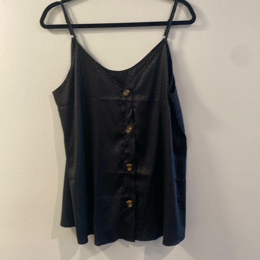 Leopard‎ Buttoned Camisole